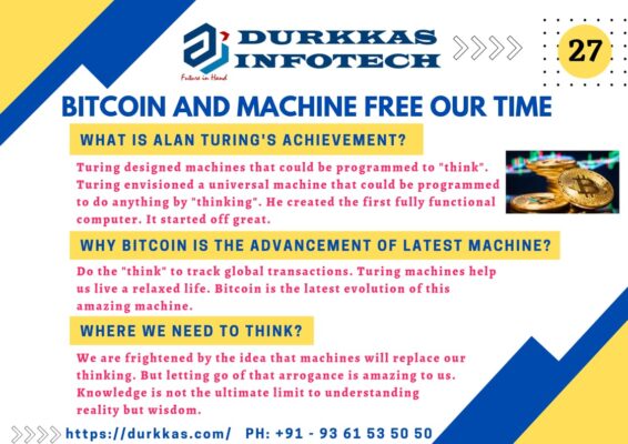 BITCOIN AND MACHINE FREE OUR TIME