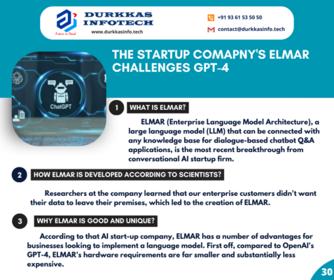 THE STARTUP COMPANY'S ELMAR CHALLENGES GPT-4