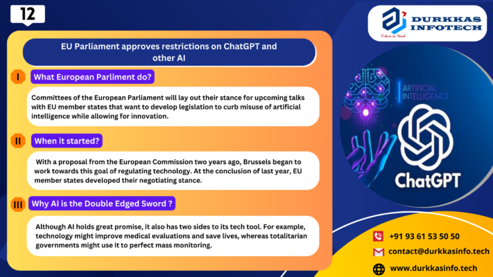 EU Parliament approves restrictions on ChatGPT and other AI